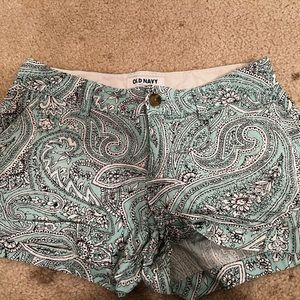 old navy size 2 shorts